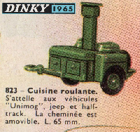 <a href='../files/catalogue/Dinky France/823/1965823.jpg' target='dimg'>Dinky France 1965 823  Military Canteen Trailer</a>